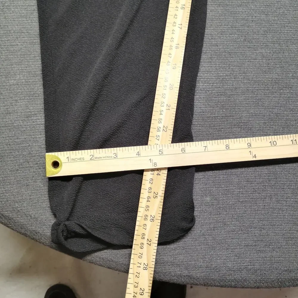 No Comment NY-LA Black High-Waist Tapered Jogger Pants Size XL